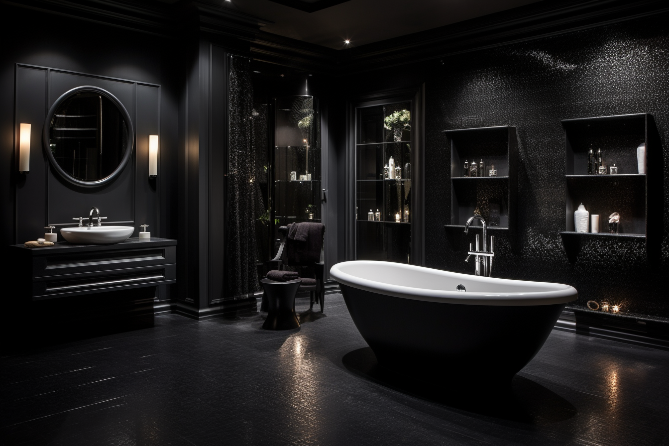 Minimalist Master Bathroom Custom Tile Installation in Brickell